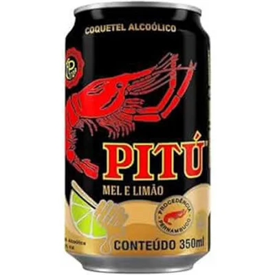 Cachaça Pitu Lata CX 12/350ml