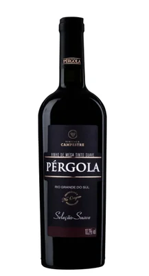 Vinho Pergula Tinto Suave CX 12/1L
