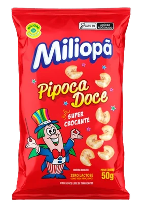 Pipoca Doce Miliopa FD 1/25un/50g