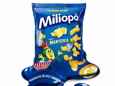 Salgadinho Assado Miliopã Manteiga FD 1/20UN/ 100g