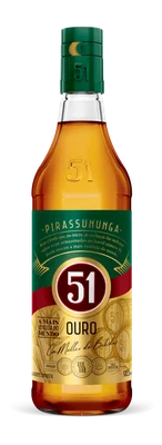 Cachaça Pirassununga 51 Ouro 12/965ml