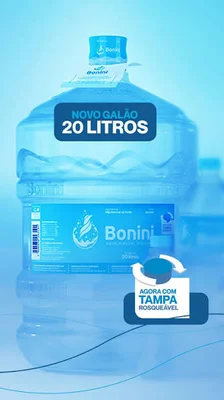 Agua Mineral Bonini 20ltrs